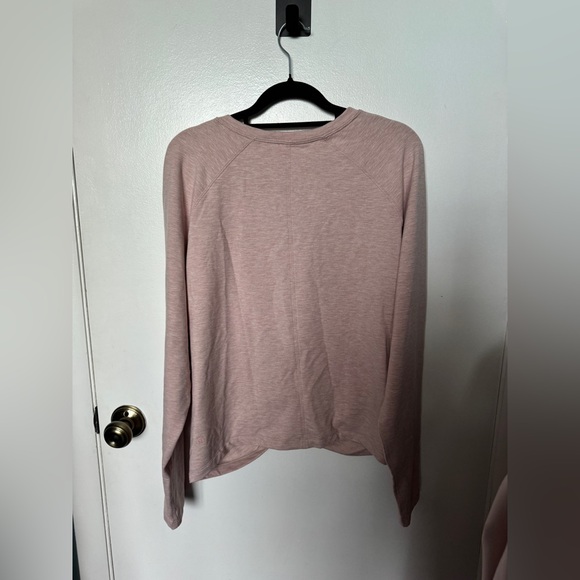 Lululemon Tuck & Gather Pullover Heathered Mod Faint Coral - Picture 8 of 9